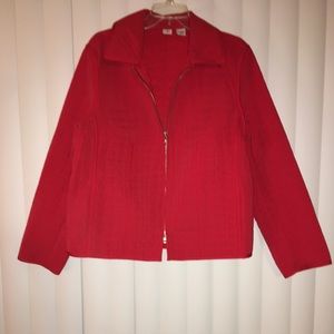 SAKS FIFTH AVE. QUILTED JACKET IN NEW CONDITION